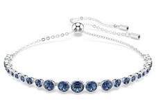 Swarovski  Imber Emily bracelet Mixed round cuts, Blue, Rhodium plated 5663394 Swarovski Bracelet price