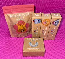 Autobrush KIDS Bundle Brush Head Ages 3-5  Foaming Toothpaste Floss Baby Gum Brush price