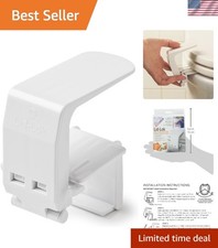 Child Safety Toilet Seat Lock with Adjustable Clamps – Easy Installation, White Baby Toilet Seat Lock price