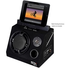 SDX Audio Portable Bluetooth Docking 200W Speaker System works w Phone & Tablet Docking Speaker price