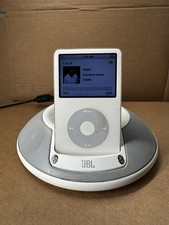 Apple iPod 30gb Classic  White & JBL On Stage Speaker Dock Bundle Working|Tested Docking Speaker price
