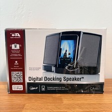 Cyber Acoustics Digital Docking Speaker CA-461 Portable AUX Black NEW (Open Box) Docking Speaker price