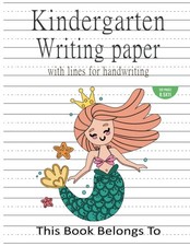 Kindergarten Writing Paper: Handwriting Practice Paper for Kids, Bumper... Handwriting Notebook price