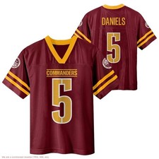 NFL Washington Commanders Jayden Daniels Boys' Jersey - S *SEE DEAL!!!* Boys' Jersey price