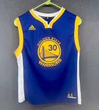 Steph Curry #30 Golden State Warriors NBA Basketball Jersey Adidas Youth Large Boys' Jersey price