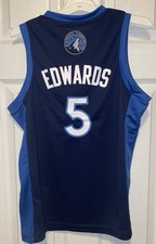 Youth Large Minnesota T-Wolves Edwards Tank Basketball Jersey Ant-Man Boys Girls Boys' Jersey price