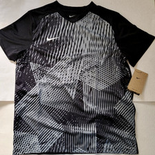 NIKE Dri-Fit Boys Jersey shirt knit size S M L XL Black Green Red Orange SS Boys' Jersey price