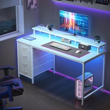 40 Inch Computer Desk with 4 Drawers,4 Drawer Gaming Desk with Power Outlets and Multi Work Desk price