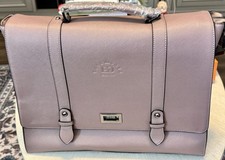 EaseGave Women's 15.6 Inch Laptop Briefcase, Vintage Purple Saffiano Eco-Leather Women's Briefcase price