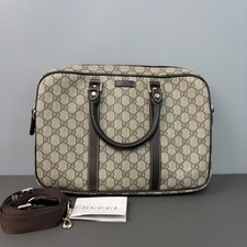 Gucci Pre-Owned Authentic Briefcase Monogram Canvas Free Tracked Shipping Women's Briefcase price
