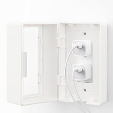 Bates- Baby Safety Outlet Cover Box Locking Baby Proof Outlet Covers Locking Outlet Safety Lock price