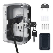 Child Proof Outlet Lock Box with 2 Durable Keys - Heavy Duty Safety Cover for... Outlet Safety Lock price