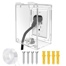 Infant Safety Outlet Cover Box, Wall Outlet Lock Box, Lock Box for Electrical... Outlet Safety Lock price