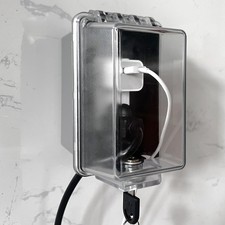 Baby Safety Outlet Cover Box Key Lock Toddler Proof Electrical Plug Protector Outlet Safety Lock price