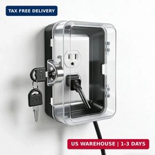 Outlet Cover, Baby Proofing, Shatterproof Safety Lock Box, Anti-Pry Wall Socket Outlet Safety Lock price
