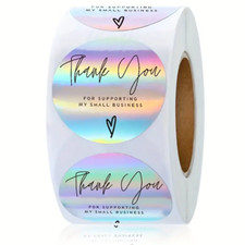 10PCS Thank You For Supporting My Business Decals Seals Labels Craft Stickers! Label price