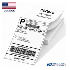500PCS 4x6 Thermal Shipping Labels Foldable Any Prints Thermal LabelmPaper Label price