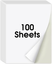 Koala Sticker Paper for Inkjet + Laser Printers 100 Full Sheets Shipping Label Label price