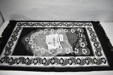 Yase Crafts Muslim Prayer Rug Silvery Thick Soft Velvet Turkish Design Luxury Prayer Rug price