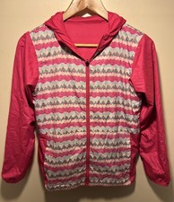 EUC Columbia Zip Up Jacket Girl’s Pink M (10/12) Packable Windbreaker Cute Girls' Jacket price