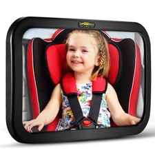 Baby Car Mirror, Car Seat Mirror, Safely Monitor Infant Child in Rear Facing ... Baby Monitoring Mirror price