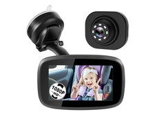 Shybaby 1080P Baby Car Mirror, 4.3" Baby Car Camera Monitor with 170° Black Baby Monitoring Mirror price