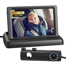 Baby Car Camera, HD Display Baby Car Mirror with Night Vision Feature, 4.3 Inch Baby Monitoring Mirror price