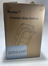 MoreFeel Collapsible Baby  Bathtub Thermometer Bath Net Foldable Baby Bath Net price