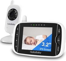 HelloBaby Video Baby Monitor with Camera and Audio, 3.2Inch LCD Display Baby Monitor price
