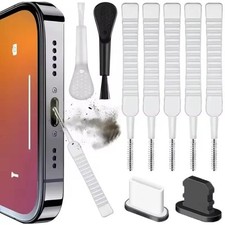 Phone Charging Port & Speaker Cleaning Kit Brush Dust Plug for All Phones Mobile Phone Repair Kit price
