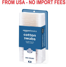 Amazon Basics Double-Tipped Cotton Swabs for Personal Hygiene and Baby Care, Cot Baby Cotton Swabs price