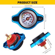 Thermostatic Gauge Radiator Cap Cover Small Head Water Temp Meter Accessories Radiator Accessories price