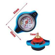 Thermostatic Gauge Radiator Cap 1.1 Bar Coolant Temp Meter Blue Car Accessories Radiator Accessories price