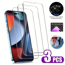 3-Pack Tempered Glass Screen Protector Clear For iPhone 17 16 13 12 11 Pro Max Mobile Phone Screen Protector price