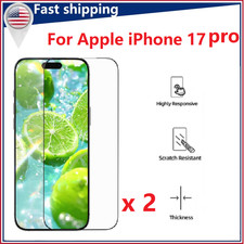2PCS For Apple iPhone 17 Pro Tempered Glass Screen Protector Anti-Scratch Cover Mobile Phone Screen Protector price