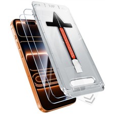 2 Pack iPhone 17 16 15 14 13 Pro Max + Air Screen Protector GLASS Magic Install Mobile Phone Screen Protector price