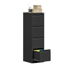 Metal 4 Drawer Filing Cabinet Vertical Lockable Storage Cabinet Home Organizer Metal Filing Cabinet price
