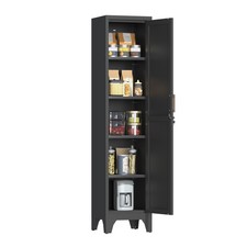 Metal Pantry Kitchen Storage Cabinet 4 Shelves Lockable Office File Cabinet Home Metal Filing Cabinet price