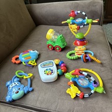 Lot Of 7 Baby Toys-High Chair Toy, 2 Musical Toys ( One Needs Batteries)-etc High Chair Toy price
