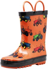 Norty Toddlers Big Kids Boys Girls Waterproof Rubber Rain Boots Boys' Booties price