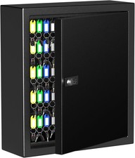 131 Key Lock Cabinet Wall Mount Combination Key Box Organizer Steel Black Key Box price