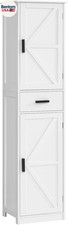 TEENFON Tall Bathroom Cabinet, Storage Cabinet with 6 Shelves & Drawer, Bathroom Bathroom Cabinet / Furniture price