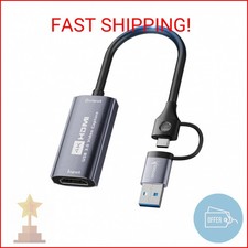 Video Capture Card for Streaming,4K HDMI to USB C Capture Card with USB A 3.0 Ad TV Tuner Card price