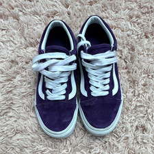 VANS Old Skool Men’s Purple/White Suede Low Top Lace-Up Sneakers Men's Classic Shoes price