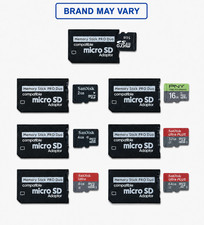 1GB–64GB Memory Stick PRO Duo Adapter + Micro SD Card Bundle For PSP Sony Camera PSP Games price