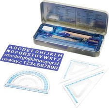 Staedtler Math Set for Drawing, Measuring Tools (557 10 BN 02) Multicolor Measuring-Drawing Set price