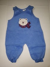 Polar Bear Baby Blue FLEECE ONE PIECE SIZE 12M Overalls Baby Overalls price