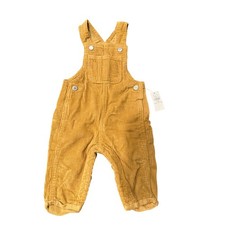 Old Navy Baby Mustard Corduroy Overalls 3-6 Months Cotton Bib Overalls Baby Overalls price