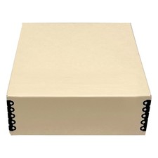 9.25x11.75x3 Tan Archival Storage Box Acid-Free Drop Front Museum Archive Photo Archive Box price