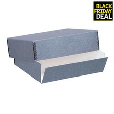 Lineco 11x14x3 Gray Archival Storage Box Acid-Free Museum Archive Photo Document Archive Box price